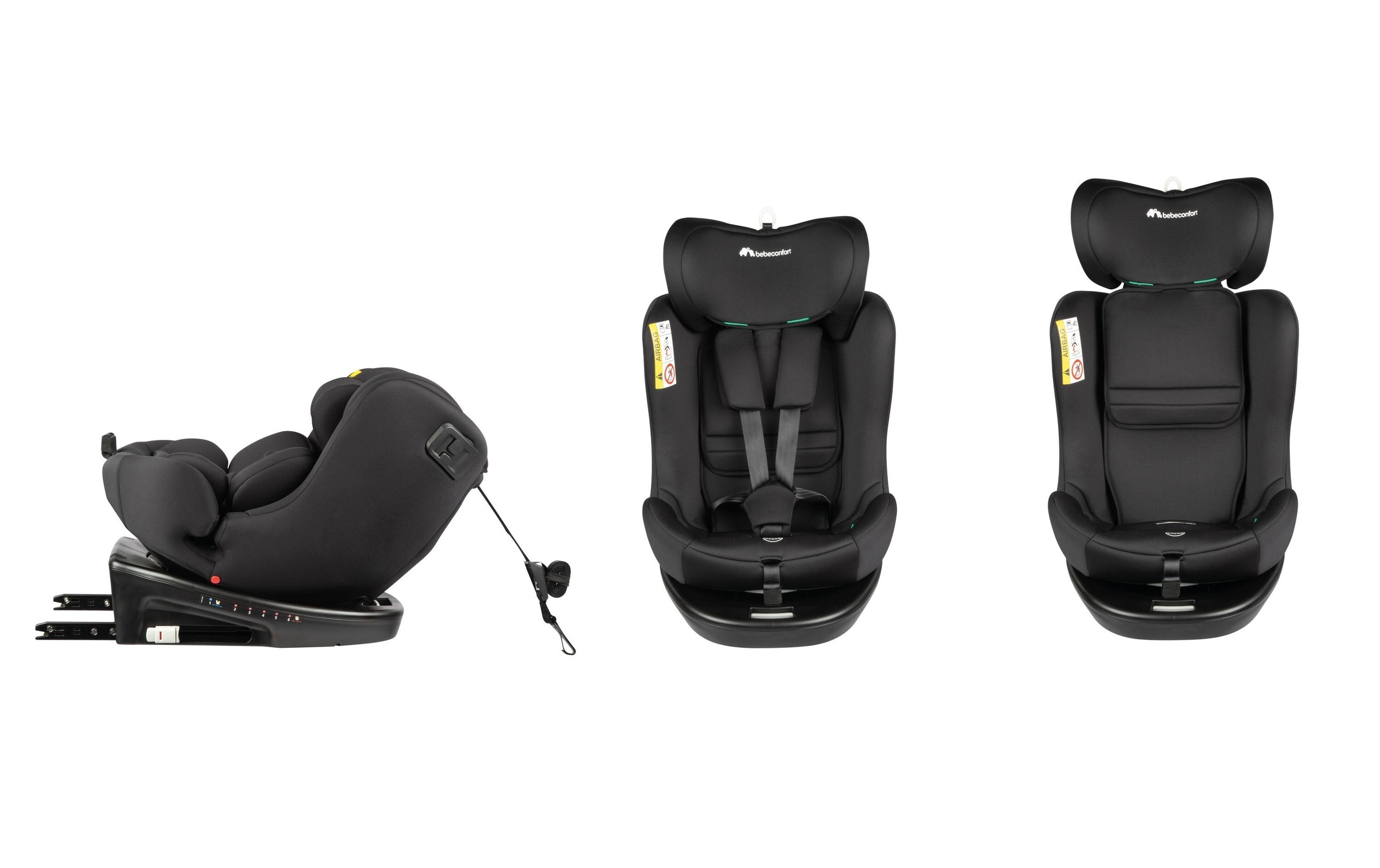 Autokindersitz »Bebeconfort EvolveFix i-Size Black Mist«