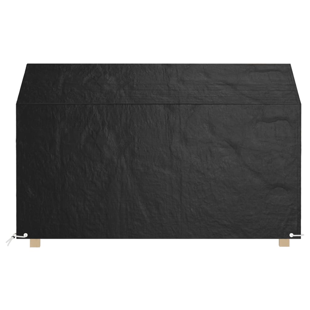 Housse de banc de jardin 8 œillets 190x70x70/88 cm polyéthylène