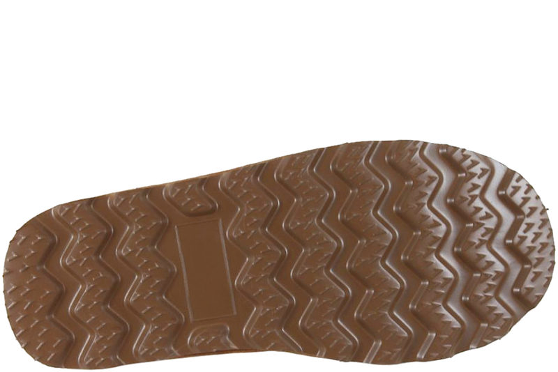 WOOLLIES AZTECA CHESTNUT TØFFEL KAMIKKER I LAMMESKIND