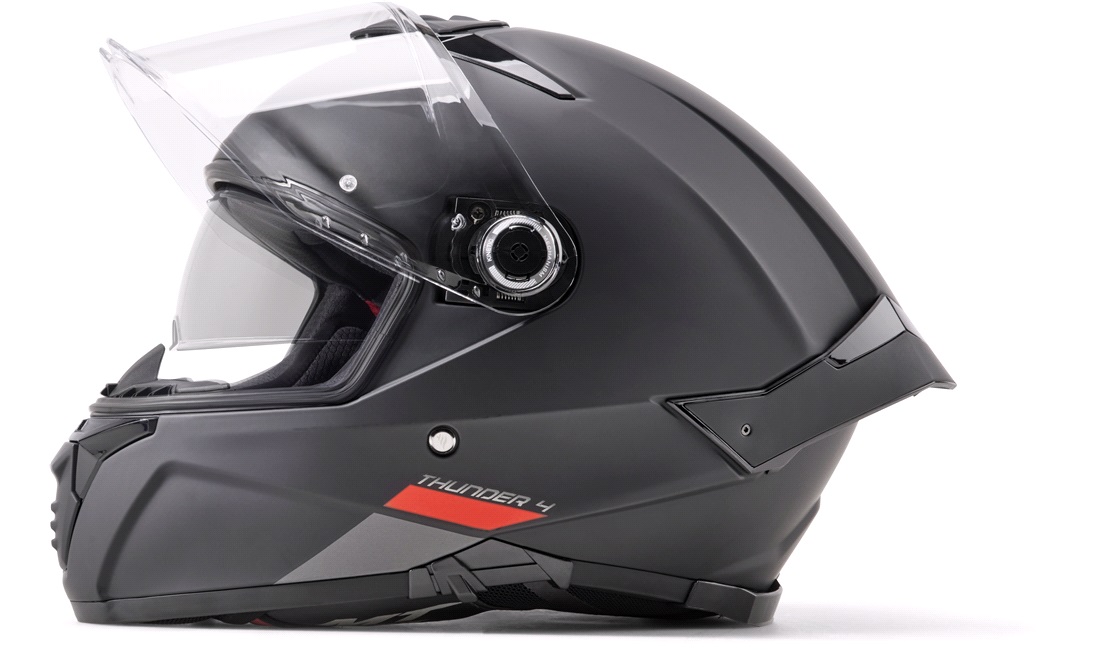 Styrthjelm fullface MT Thunder 4 SV matsort str. L