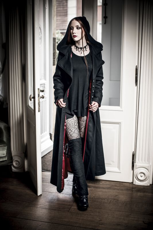 Desdemona | Gothicana by EMP Manteau d'hiver