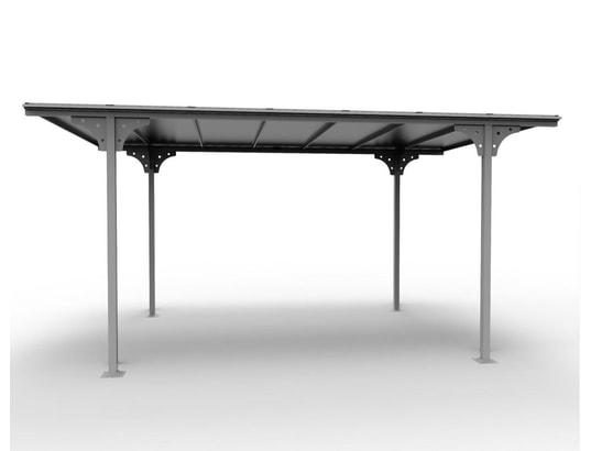 HABRITA - Carport ALUMINIUM toit plat
