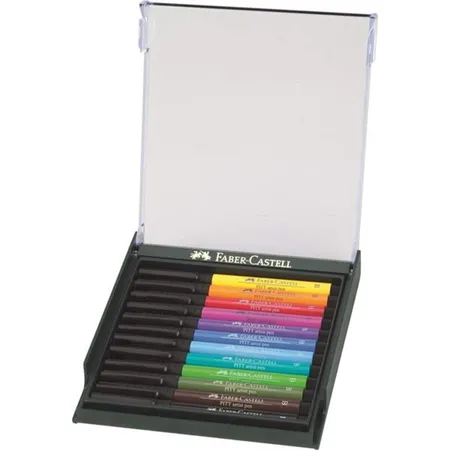 Faber-Castell Tuschestift PITT artist pen brush Basic, 12-teilig