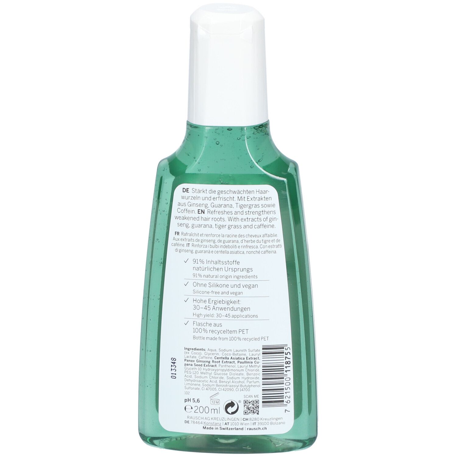 RAUSCH Coffein-Shampoo mit Ginseng