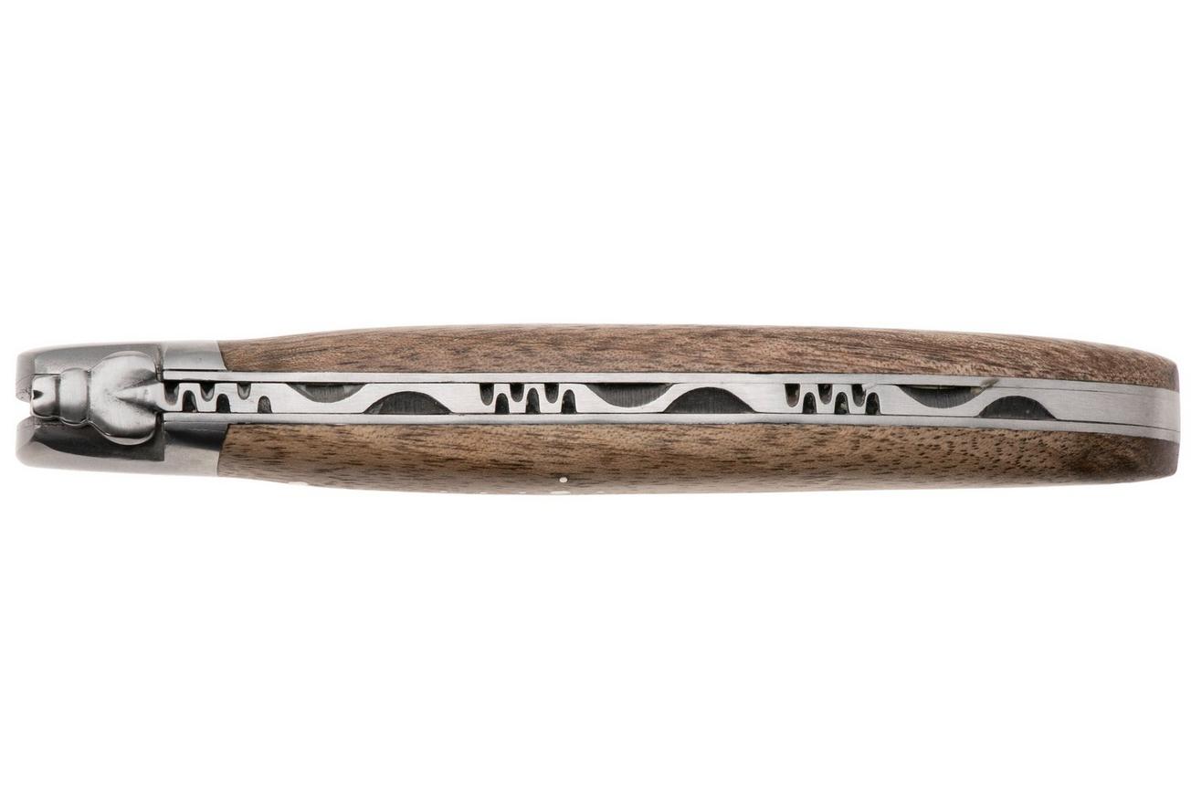 Laguiole en Aubrac Walnut, Matt Bolster, zakmes, 12 cm