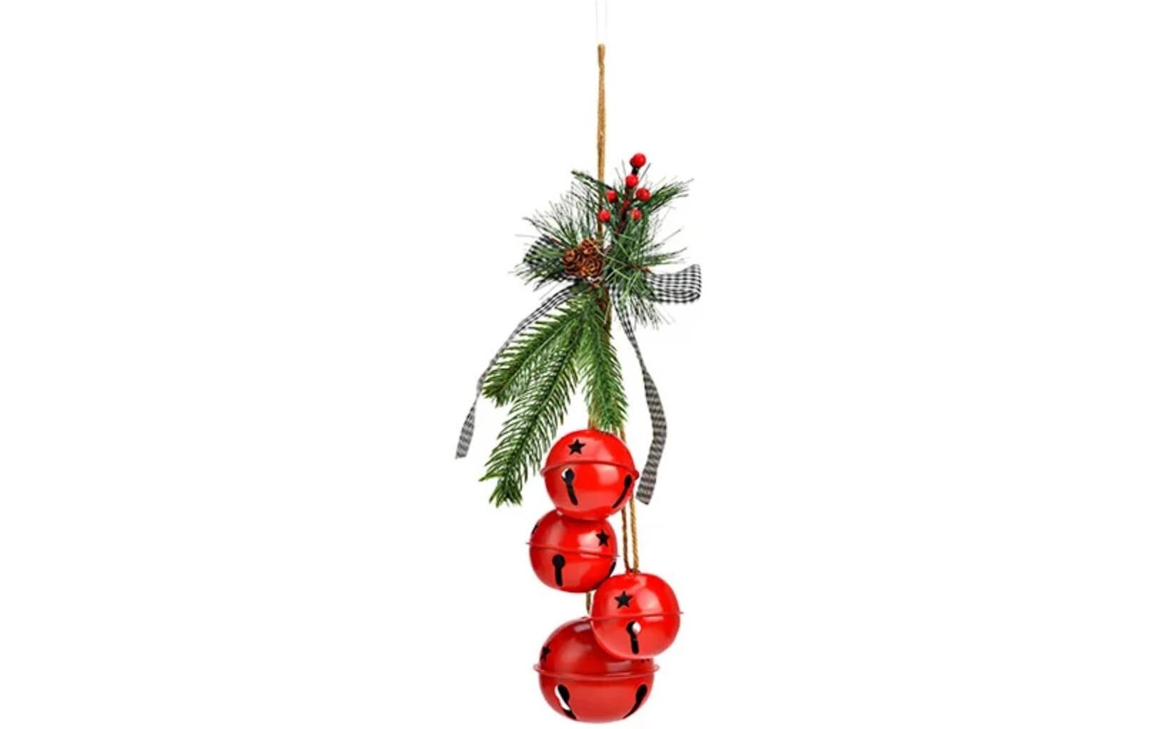 Aufhänger Glocken, RotWeihnachtsdekoration