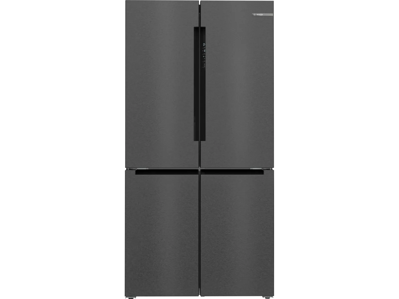 Bosch Serie 6 KFN96AXEA, Fritstående, Fransk dør, Sort, Berøring, LED, På døren