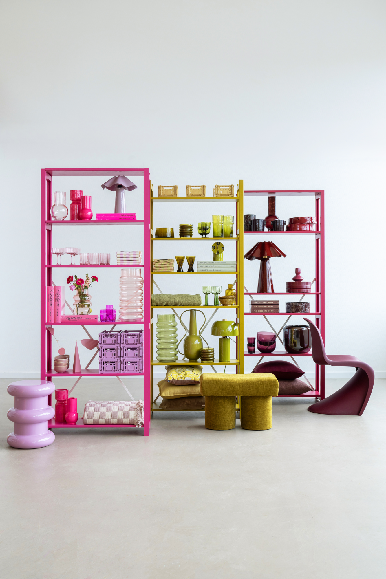 Lundia boekenkast - Mustard green #1
