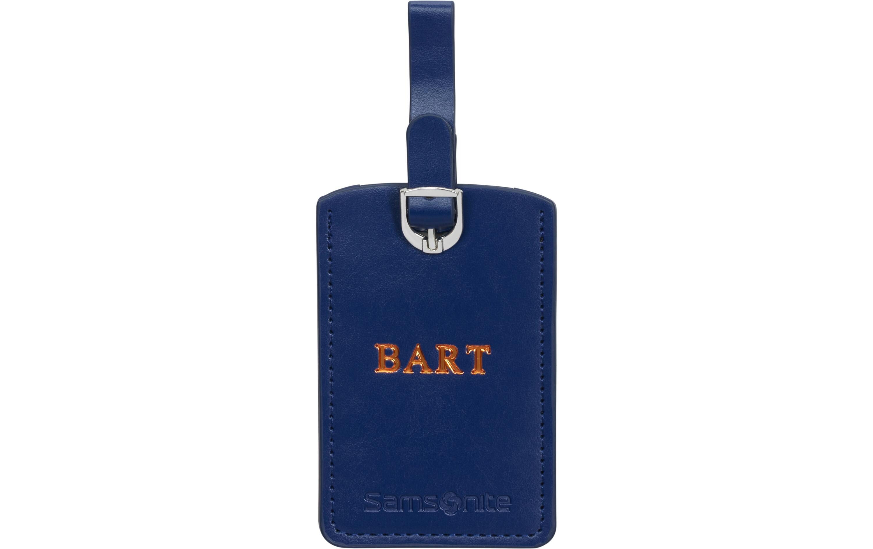 G.T. Rectangle Luggage Tag 2 Stück, DunkelblauGepäckanhänger