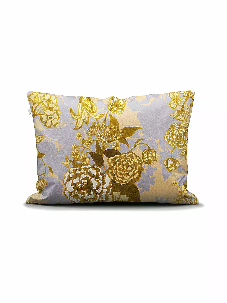 ESSENZA Satin Bettwäsche FLORE 70x90cm/140x200cm Yellow Straw gelb