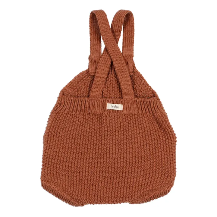 Búho Barboteuse Maille | Terracotta