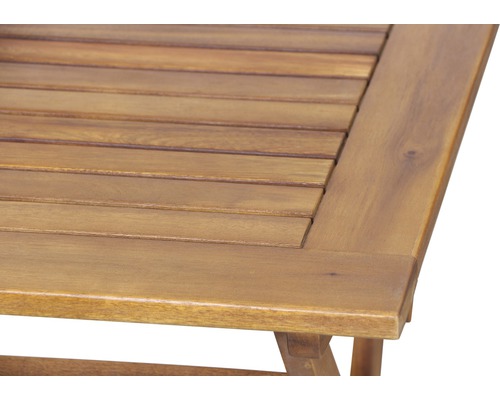 Klaptafel Siena Garden acacia 70x70x74 cm bruin