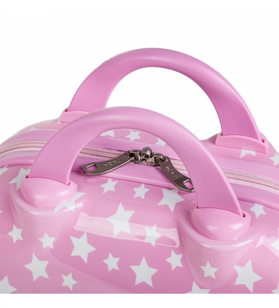 Nécessaire de viagem grande ITACA para crianças e adolescentes, modelo 702435, rosa.