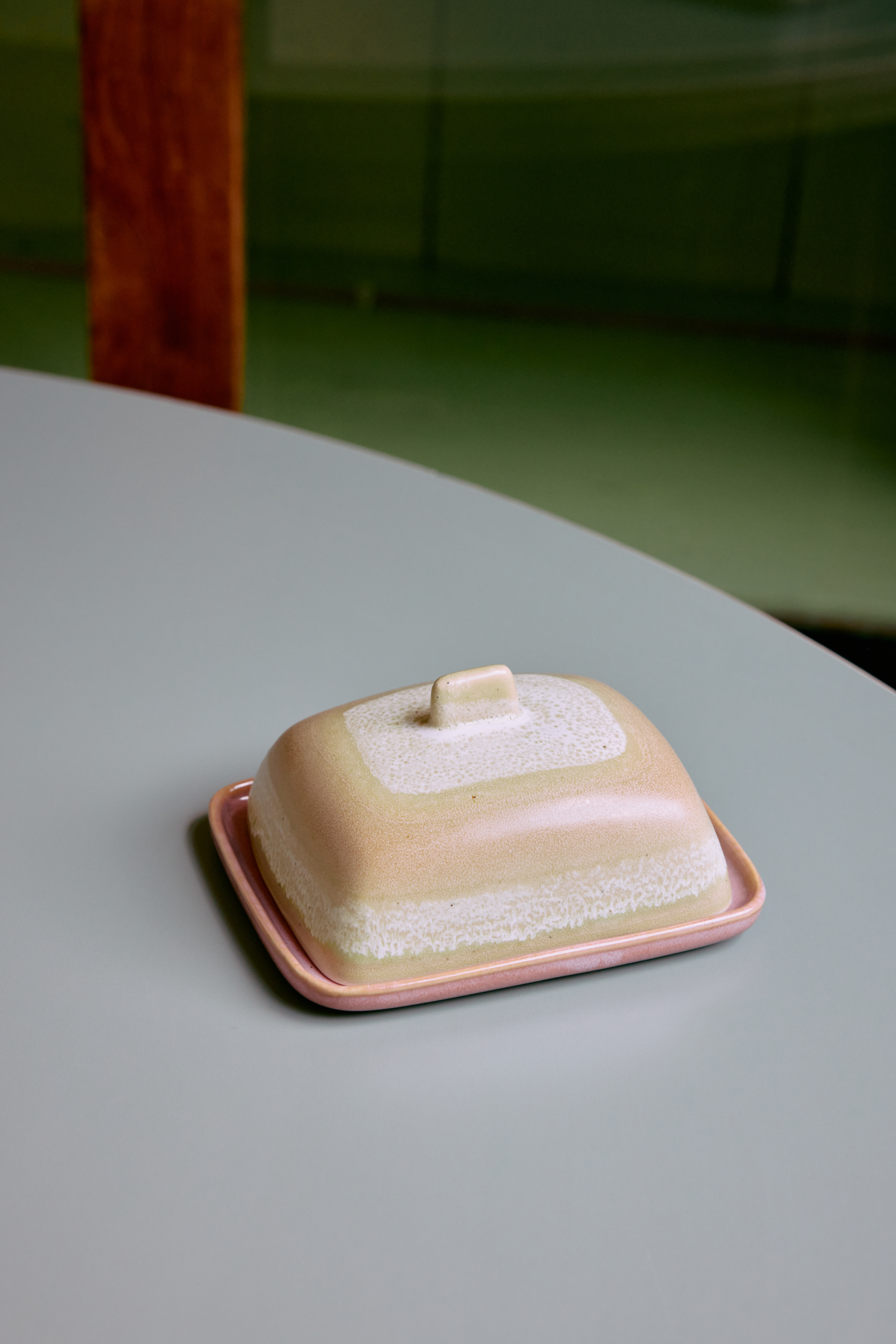 Servies 70's Ceramics botervloot skyline
