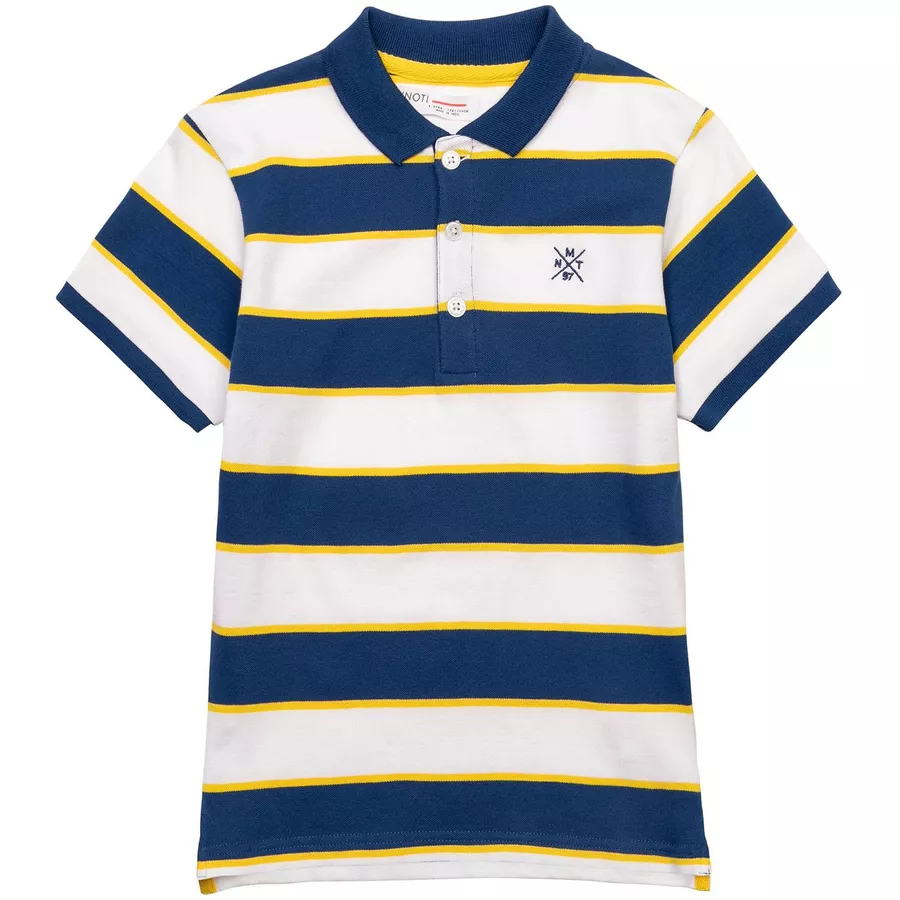 MINOTI  Poloshirt BlauWeiß