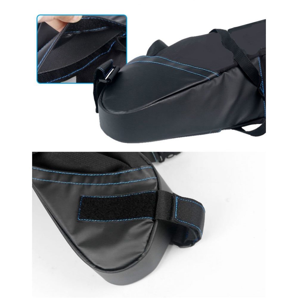 (10L) Wasserfeste Universal Gravel Bike Satteltasche für das Fahrrad / Velo - Schwarz