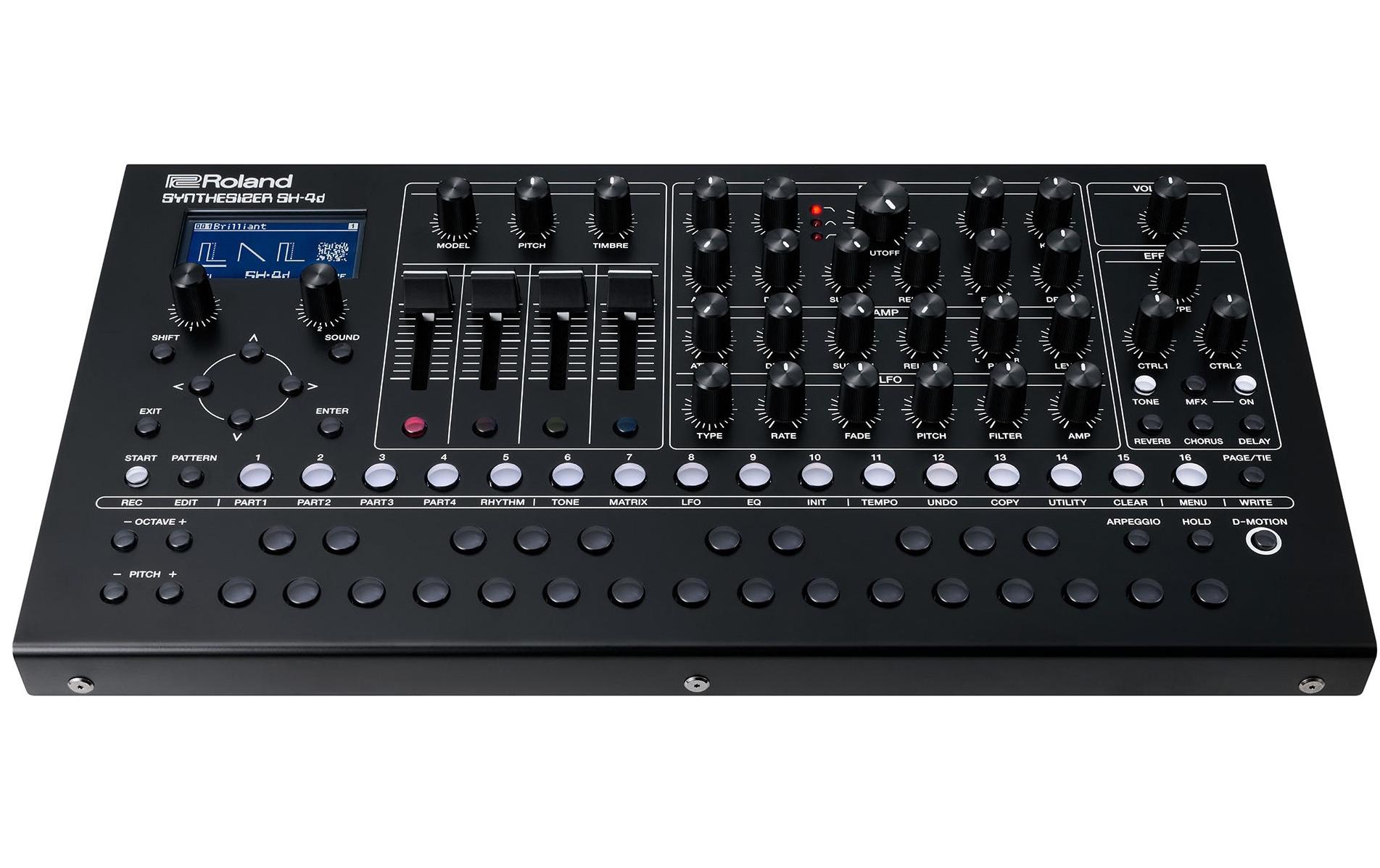 Synthesizer SH-4d<br>Desktop-Synthesizer mit tiefgreifenden Synthese-Tools