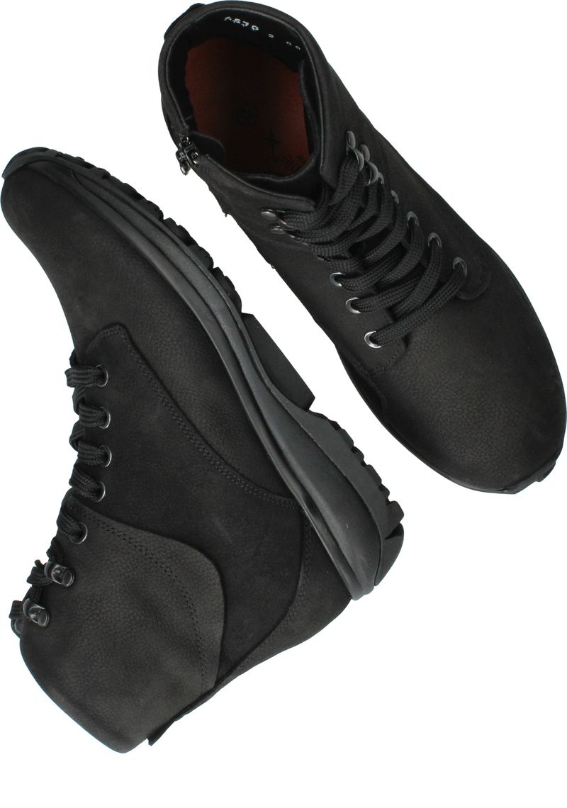 Xsensible Milton Stretchwalker Veterboots Zwart Dames