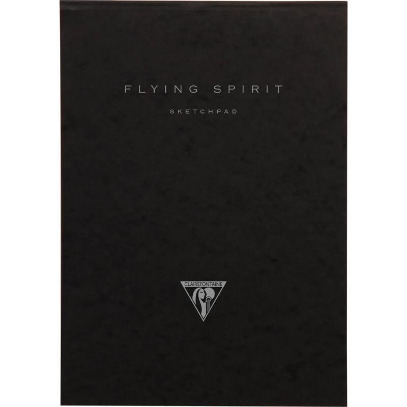 Flying Spirit bloc collé 50F A4 90g - Noir