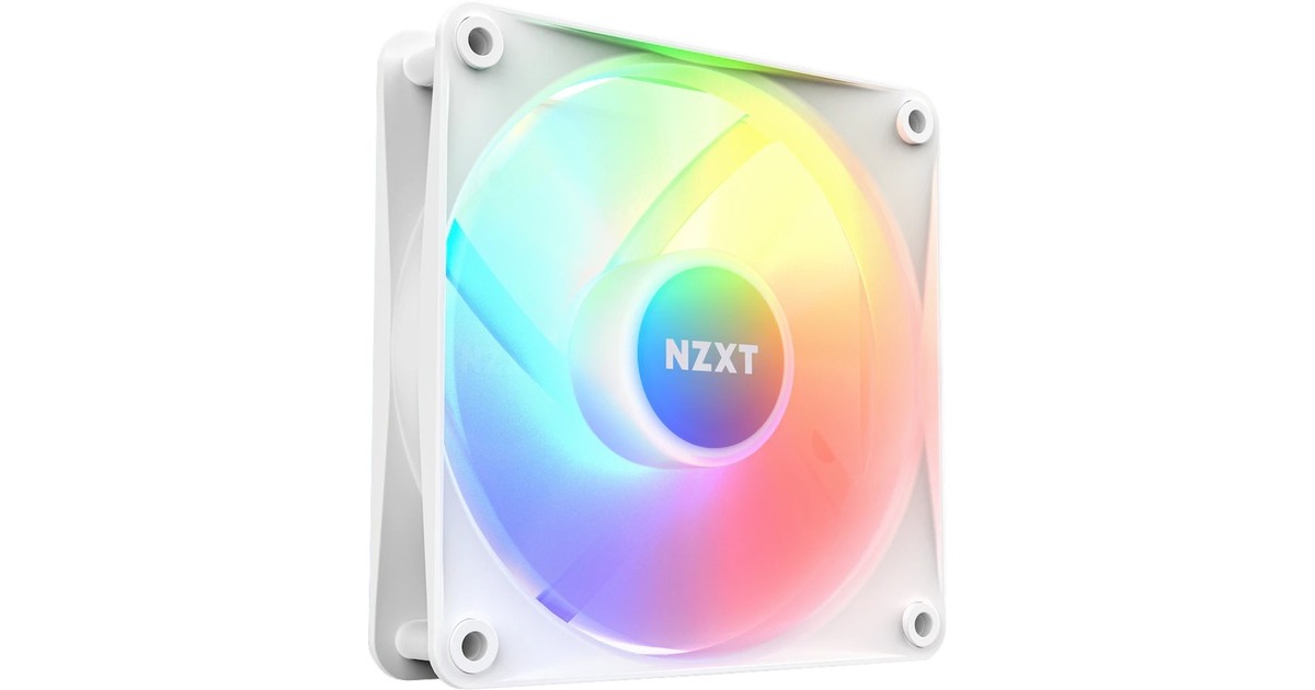 NZXTF120 RGB Core case fan  (Wit, 120 x 120 x 26 mm, PWM)