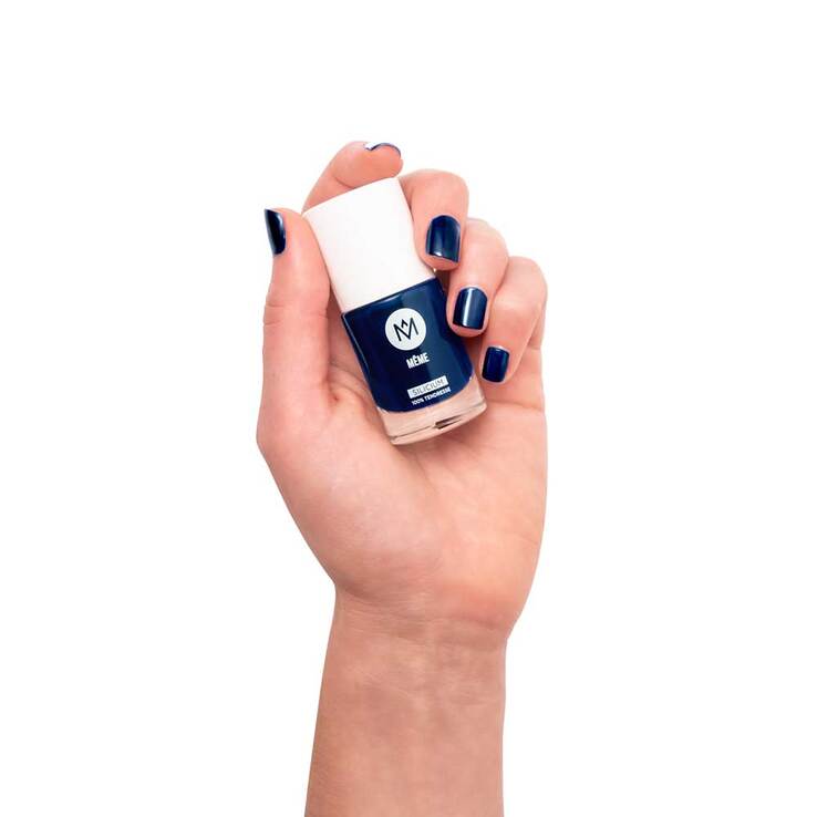 Meme Nagellack mit Silicium marineblau 09, 10 ml
