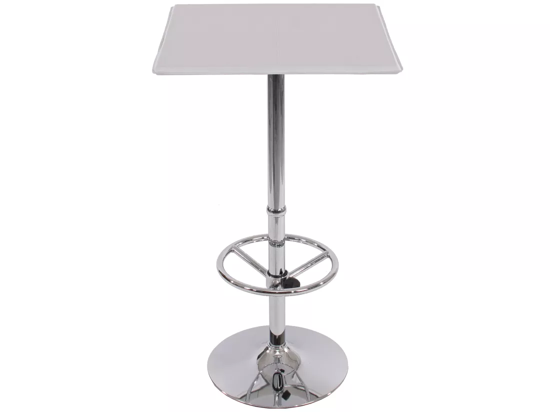 Table haute Buffalo, blanc