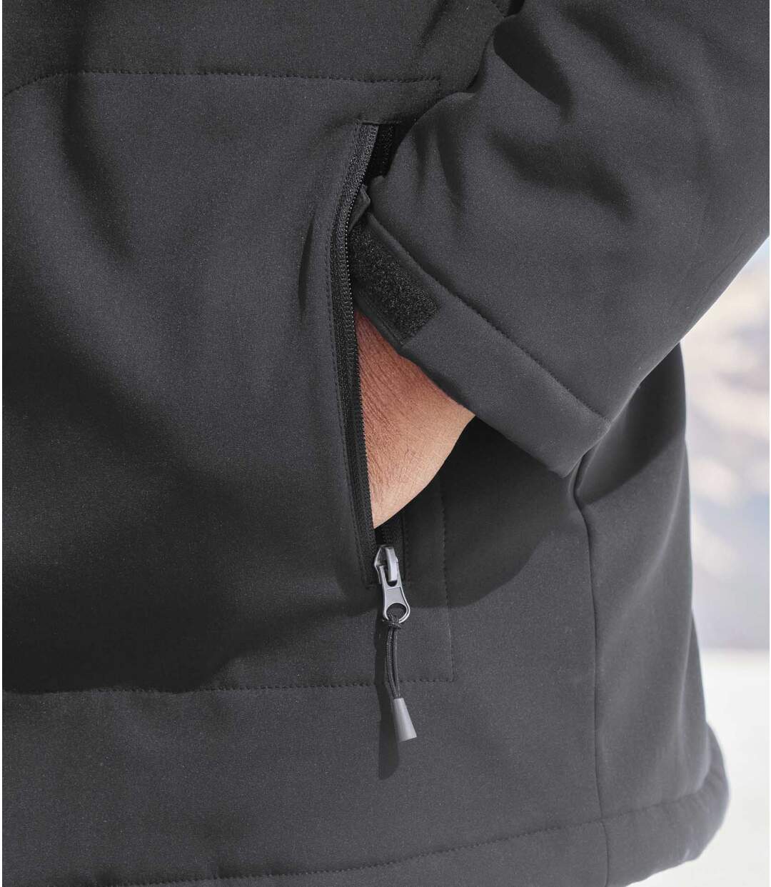 Parka Softshell à Capuche Mountain