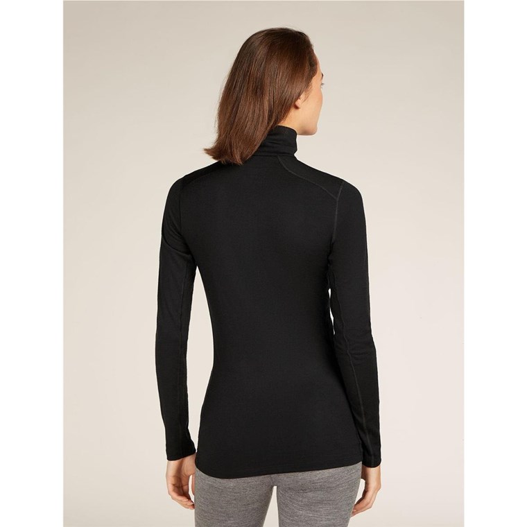 Icebreaker W 200 Oasis LS HalfZip Black