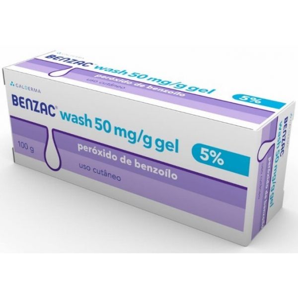 Benzac Wash 5 Gel de Tratamento do Acne 5% 100g