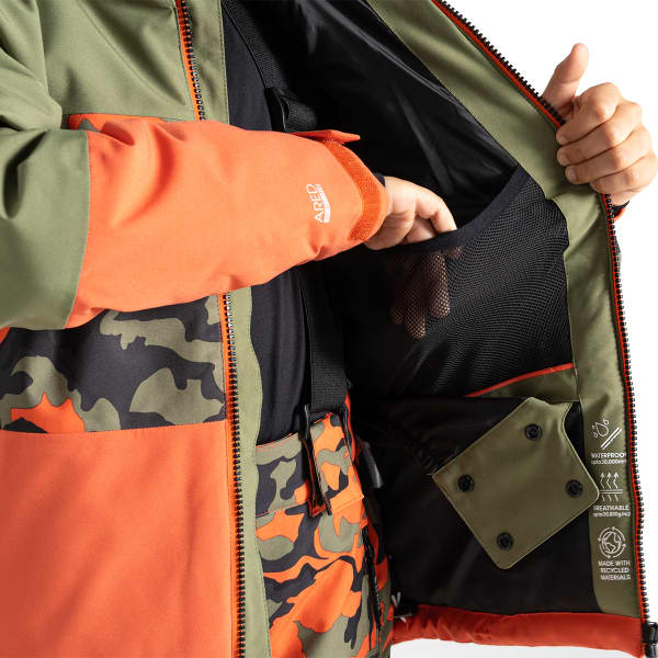 Veste de ski DARE 2B TRAVERSE II JKT ORANGE RUST/ORANGE RUST CAMO PRINT