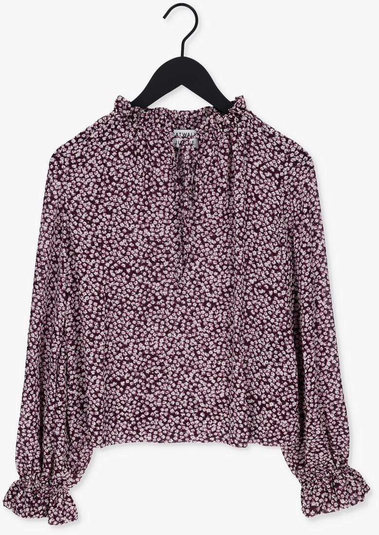 CATWALK JUNKIE paarse catwalk junkie blouse bl dawn flowers