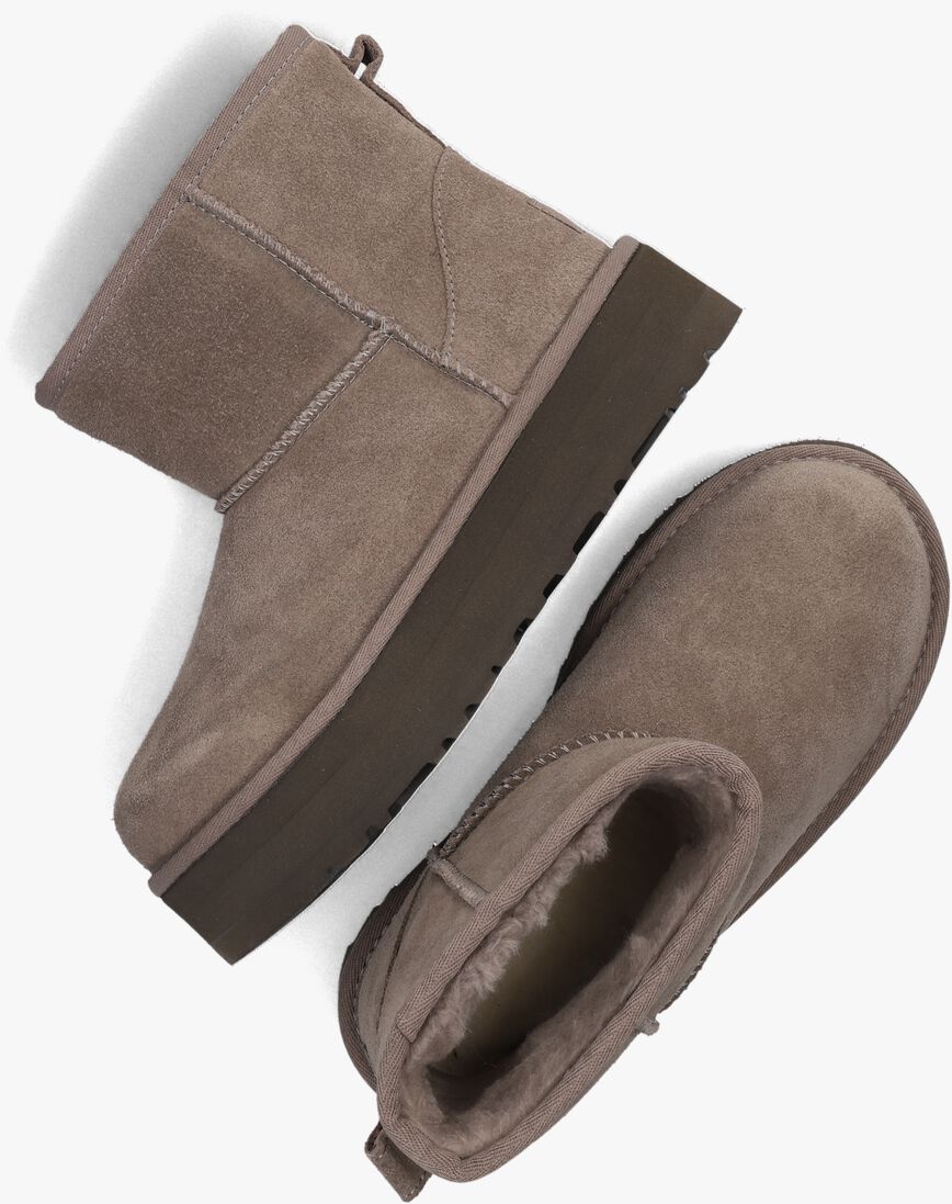 UGG grijze ugg vachtlaarzen kids classic mini platform