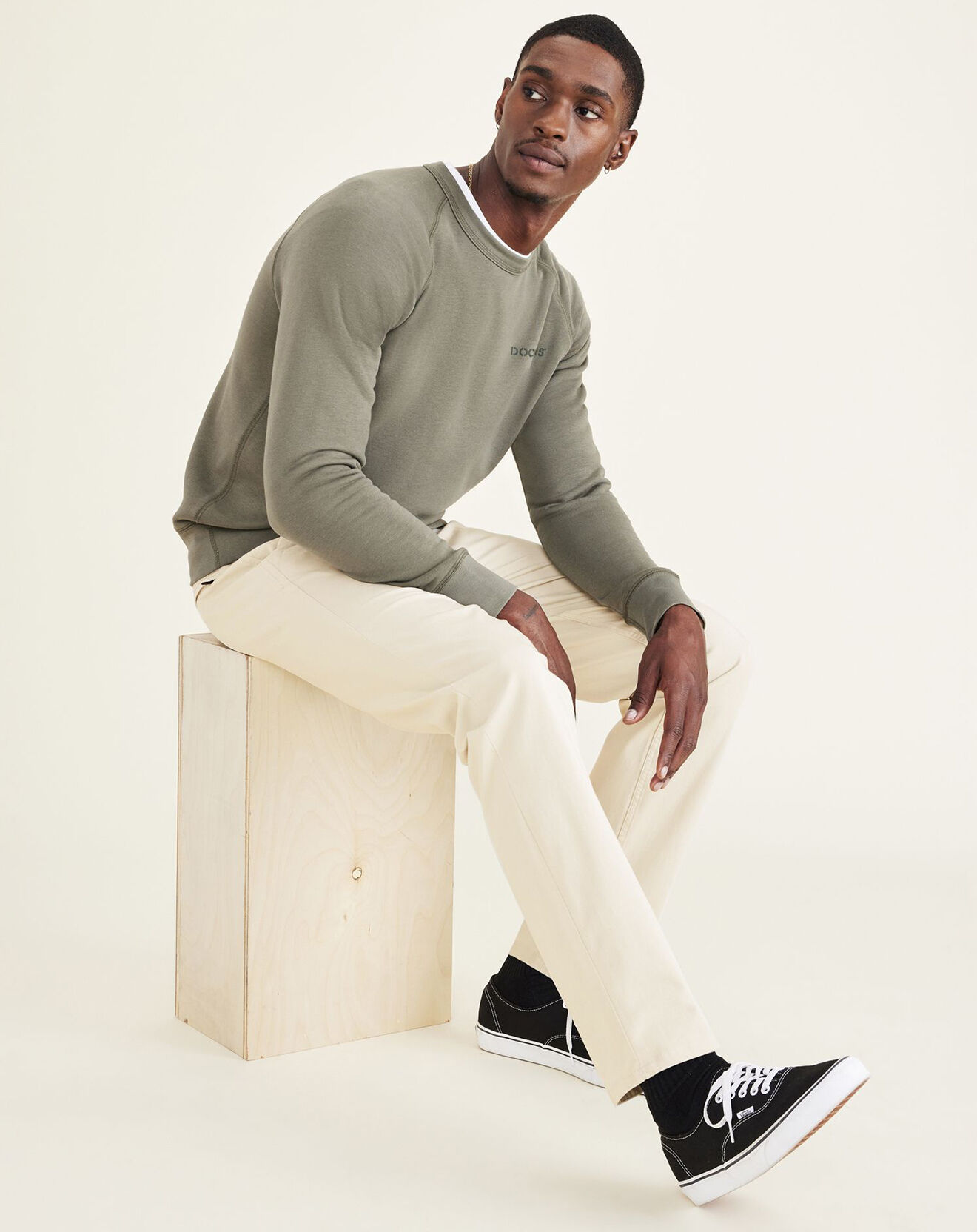 Dockers Pantalon Slim Smart 360 Flex Alpha beige clair