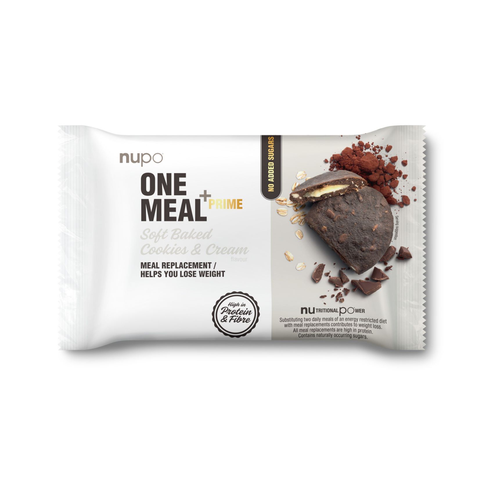 Nupo One Meal Prime Soft Baked Cookies n'Cream