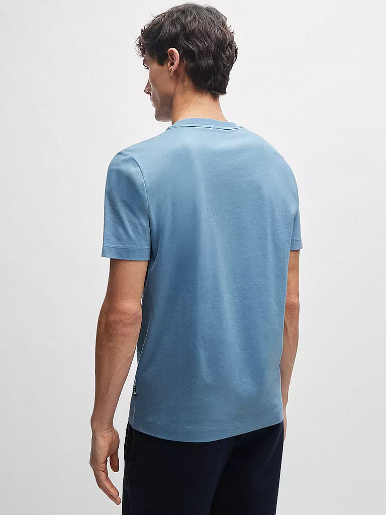 BOSS T-Shirt Regular Fit THOMPSON 01 blau