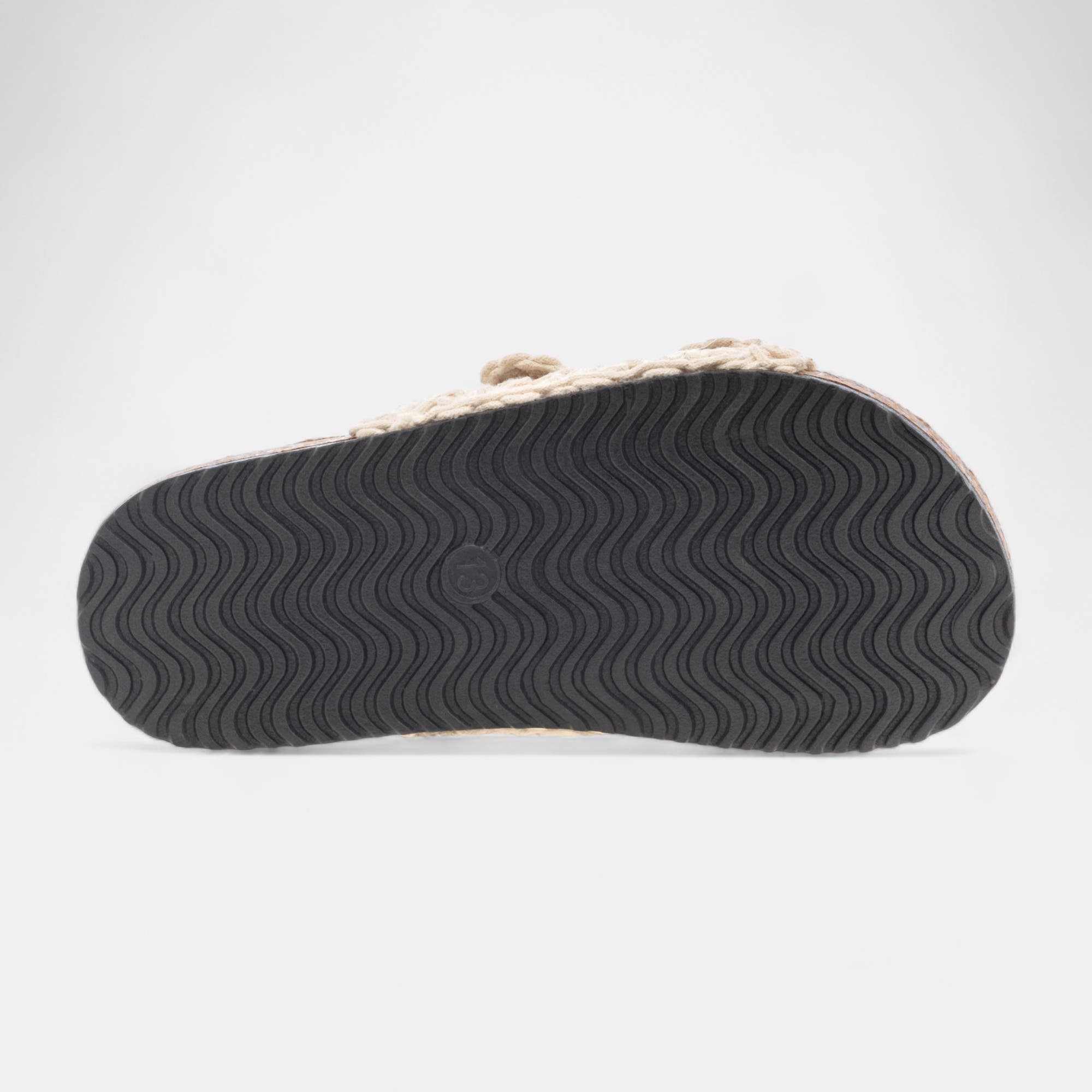 Mules semelle liège Fille beige