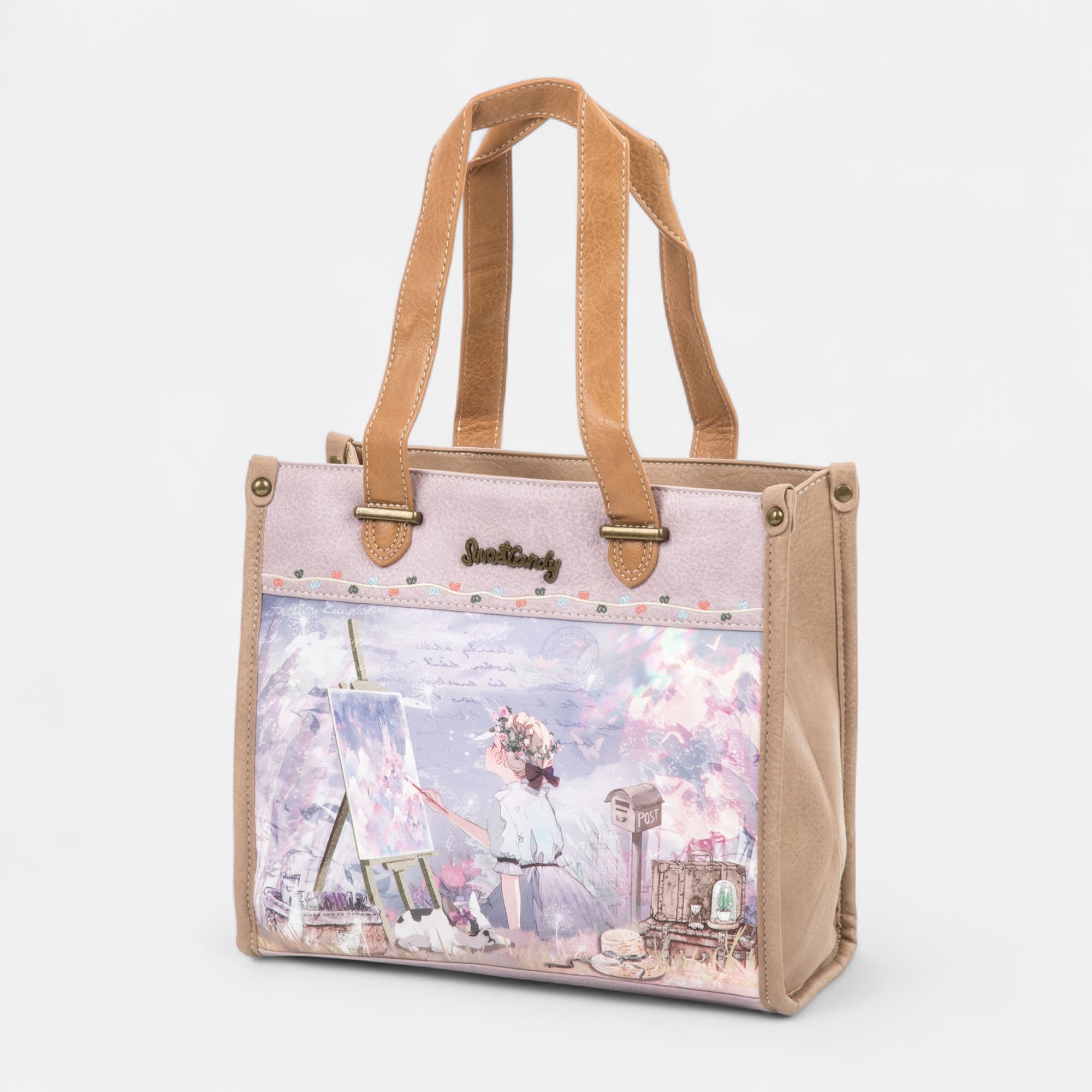 Sac à main camel