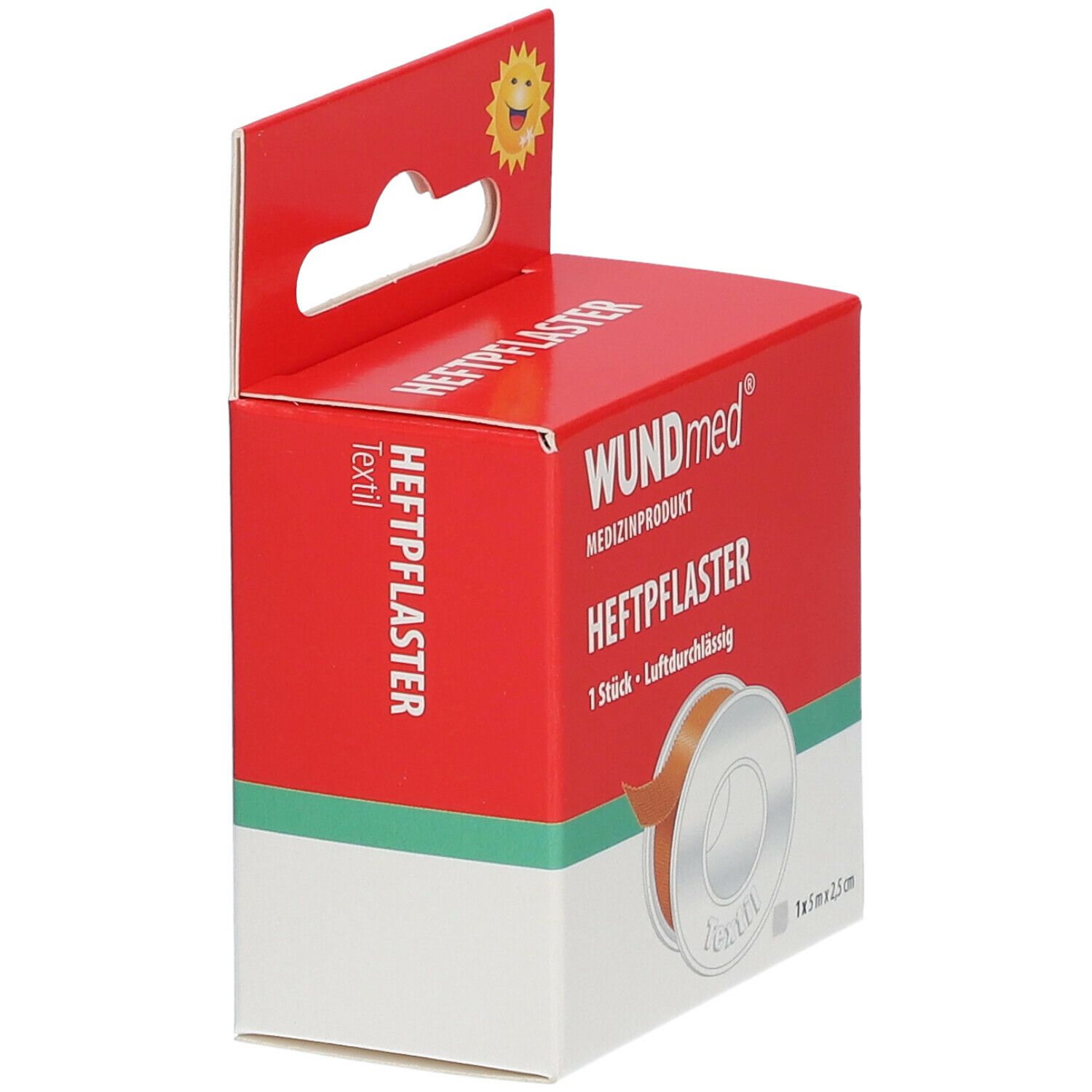 WUNDmed® Heftpflaster 5 m x 2,5 cm