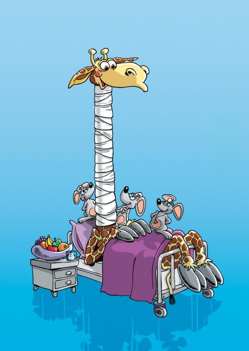 TMS | Beterschapskaart | Illustratie muizen ziekenboeg