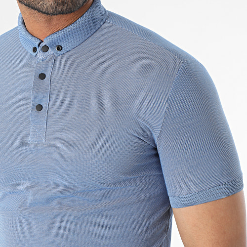 Polo Manches Courtes Bleu