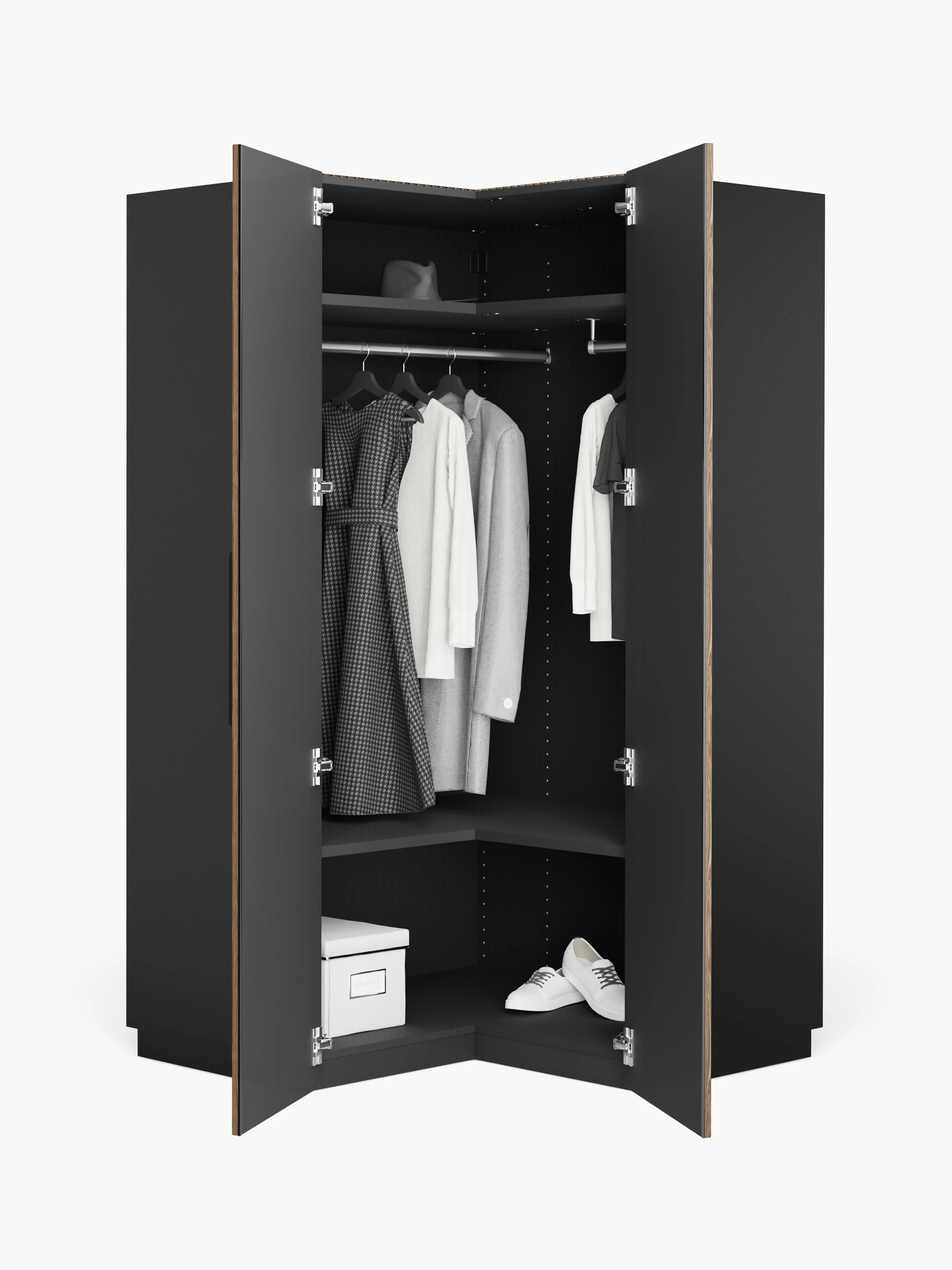 Modulaire hoekkast Simone, 115 cm breed