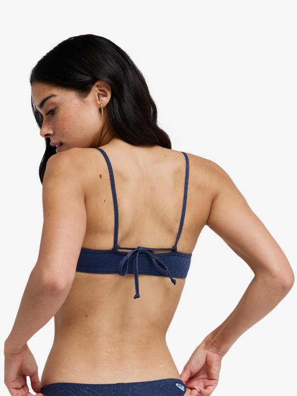 Roxy Shine Bralette Haut de bikini bralette Bleu Femme