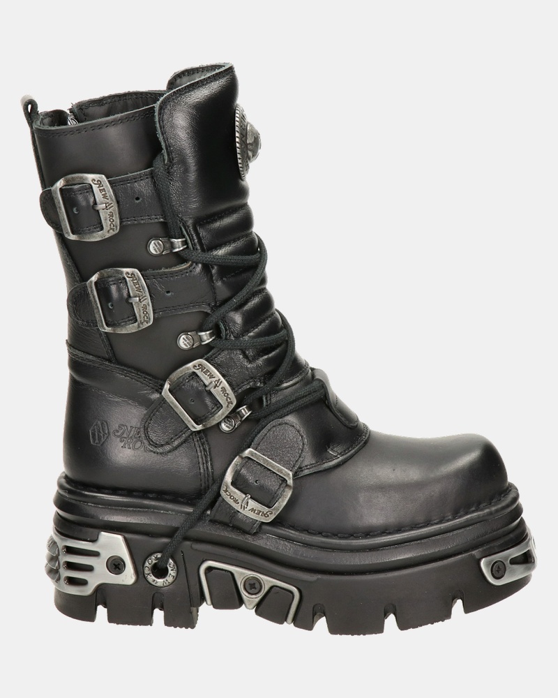 New Rock Veterboots  - zwart