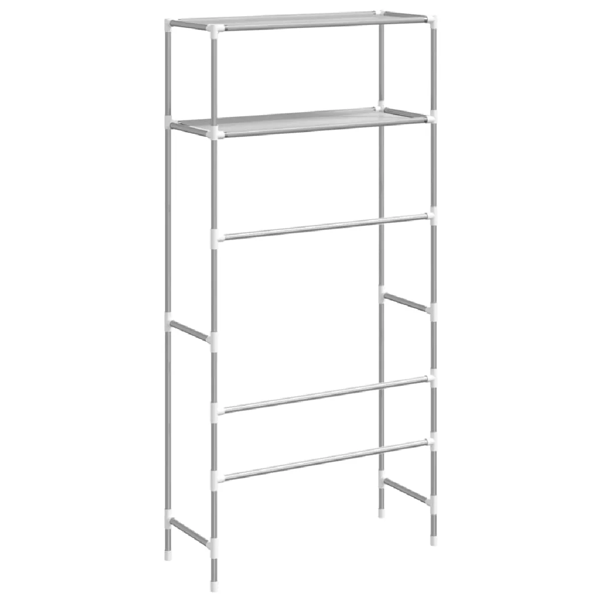 Helloshop26 Support de rangement pour machine à laver - Gris