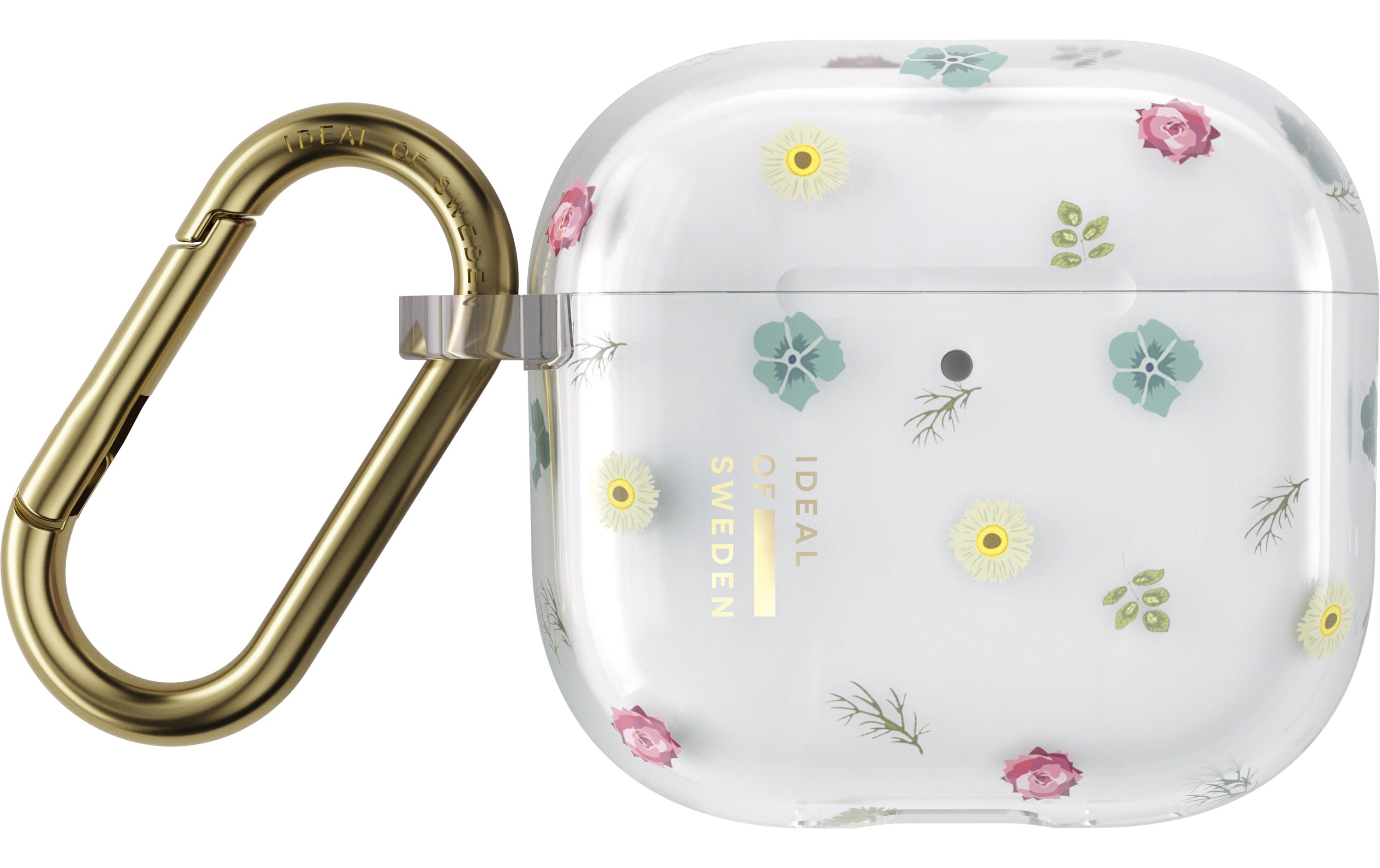 Transportcase Silicone AirPods Mid Petite FloralAirPodcase mit Haken zur Befestigung (4Gen)