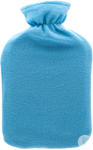 Cassandra Bouillotte Caoutchouc 0,8l Polaire Bleu Azur 1 Pièce