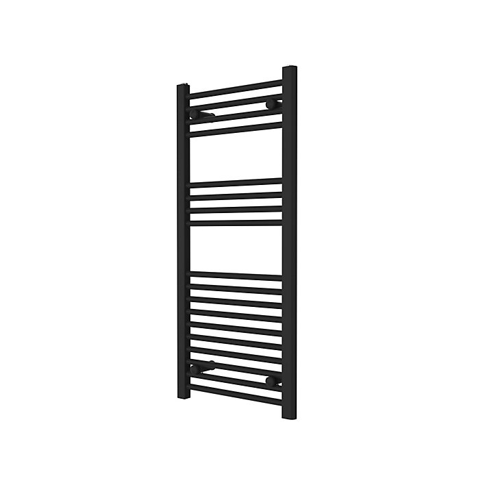 Sèche-serviettes eau chaude plat Flomasta noir 411W