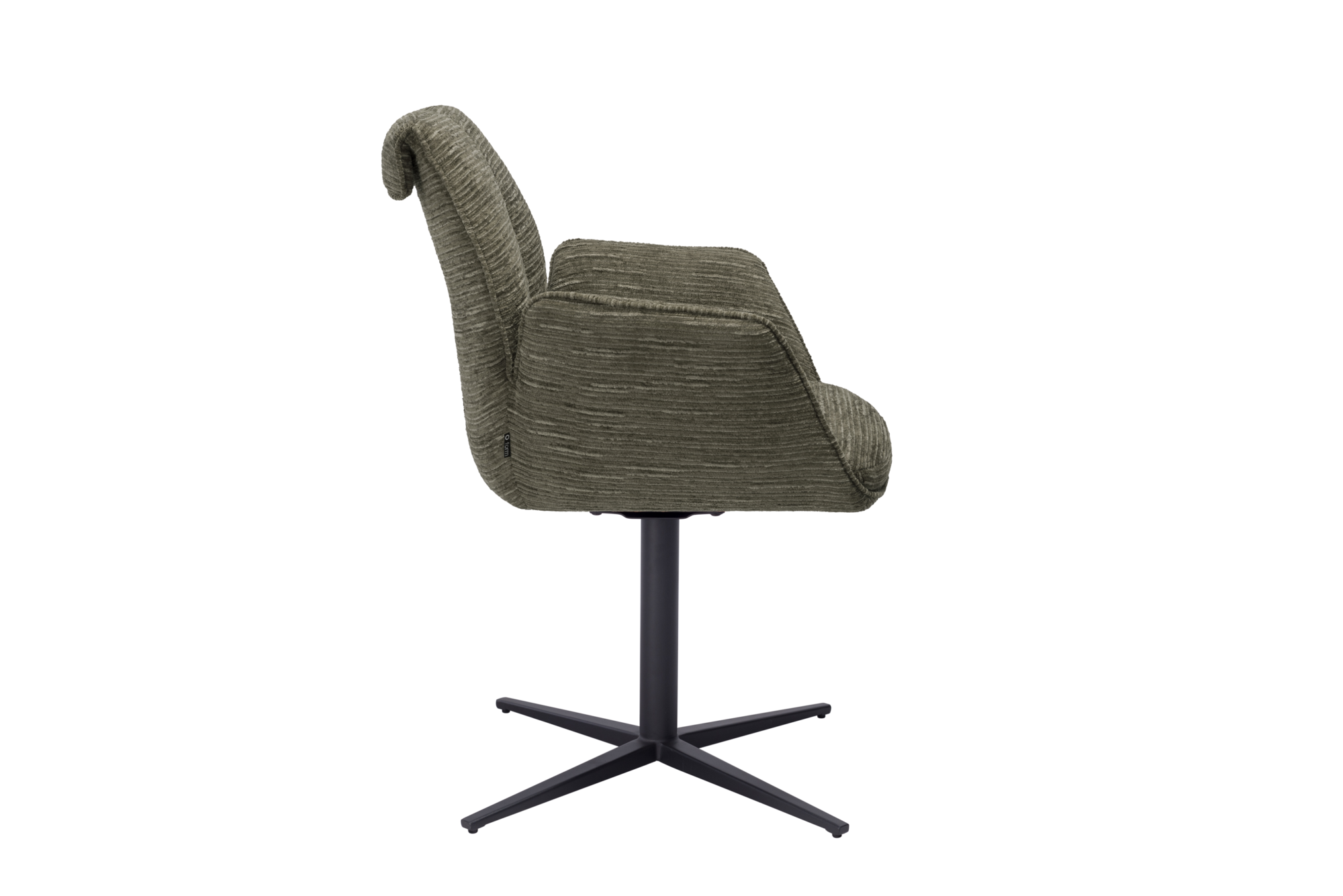Ivy draaistoel  stof groen aanbieding