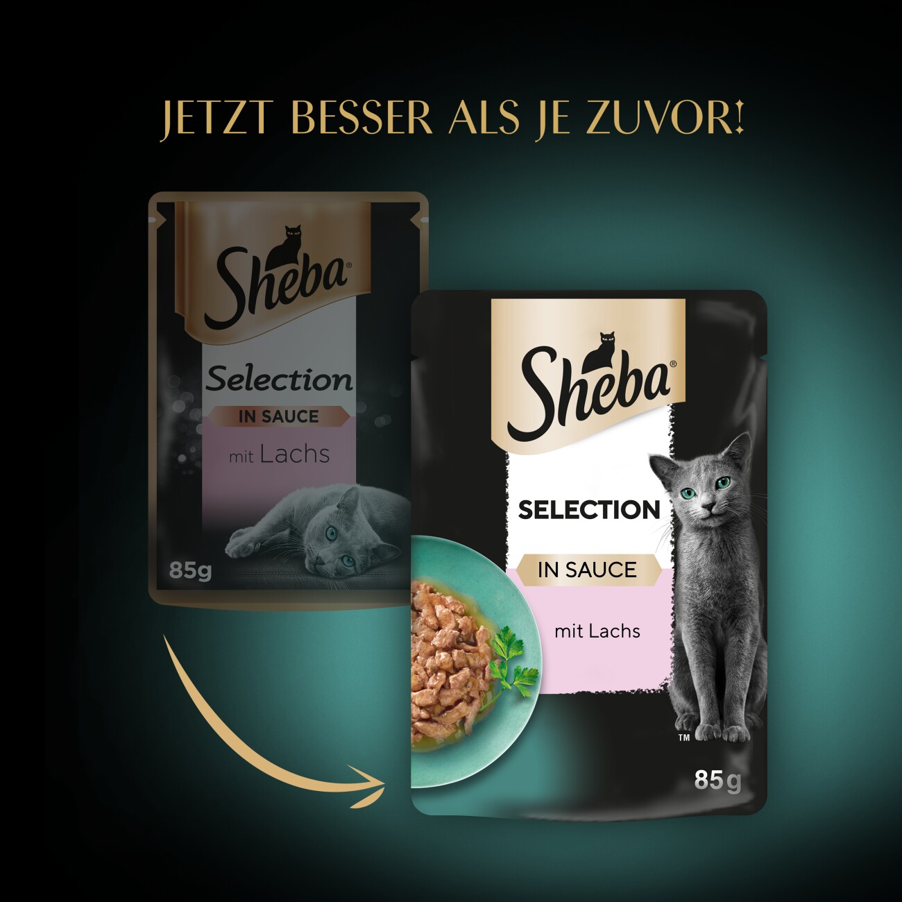 Sheba Selection in Sauce 28x85 g Lachs