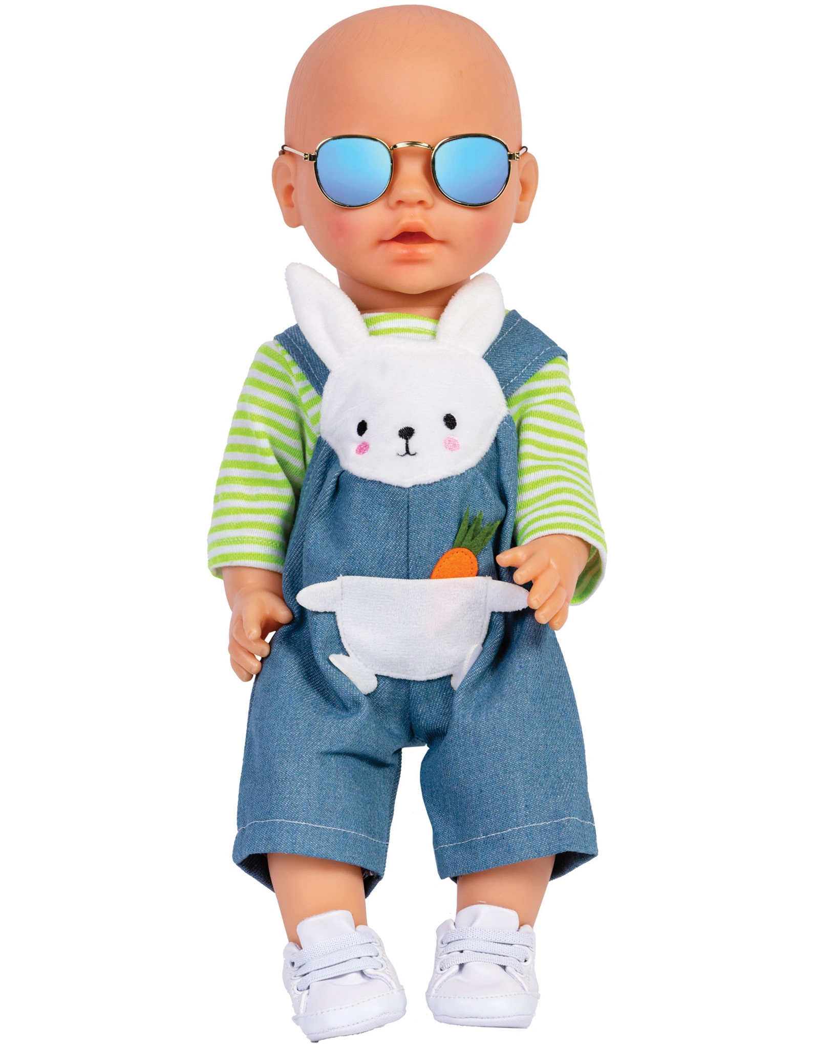 Puppen-Sonnenbrille CKids in gold/blau